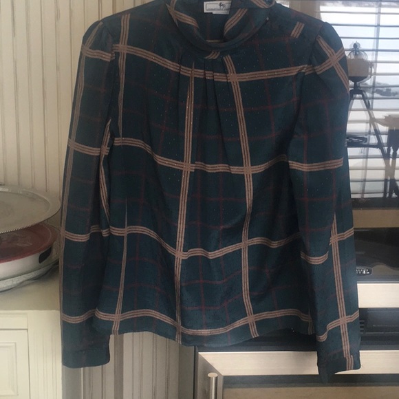 JONATHON MARTIN ITALIAN SILK BLOUSE 1980’S - Picture 4 of 7